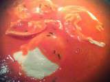 Oeufs pochés à la sauce tomate
