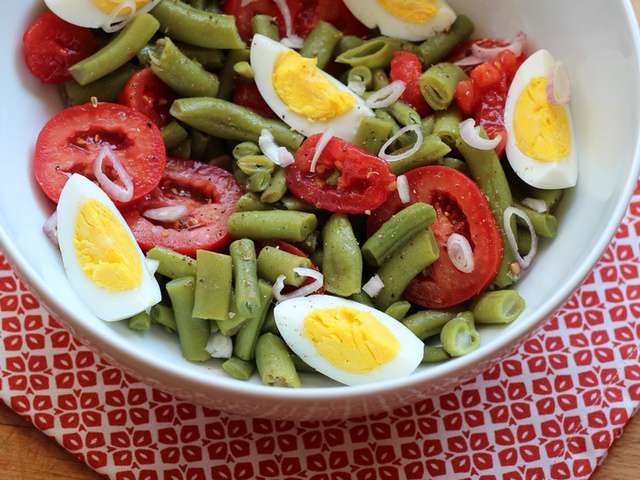 Recettes De Salade De Haricots Verts De Chezcachou