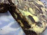 Ronde interblogs #22: Brownie marbré cheesecake