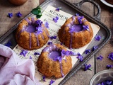 Cakes au thé et violette