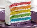 Gâteau arc en ciel ou rainbow cake