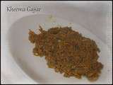 Kheema Gajjar (Viande hachée aux carottes)-jeu interblog #13