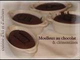 Moelleux au chocolat & clémentines