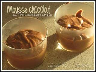 Mousse au chocolat et au mascarpone