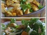 Salade de poulet au curry & mimolette