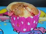 Muffins vanillés aux pralines roses et spéculoos