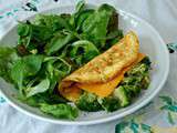 Omelette aux brocolis et au cheddar de Marie-Annick