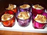 Trifle poires et cookies, caramel au beurre salé <img src= http://www.icone-gif.com/gif/webmaster/new/new-gif-002.gif border 0 >