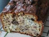 Cake roquefort, noix et poires