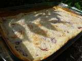 Clafoutis abricots, framboises & mascarpone