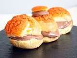 Eclair au chocolat & aux oranges confites