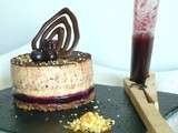 Entremet chocolats & myrtilles
