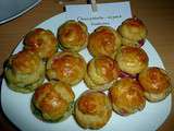 Petits choux à la crème pâtissière & framboises