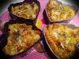 Gratin de pâtes au chèvre