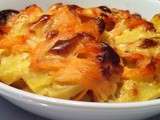 Gratiné de saumon fumé et pommes de terre
