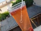 Limonade estivale à la fraise et menthe