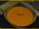 Velouté carotte, potiron au curry