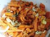 Carottes miel et thym