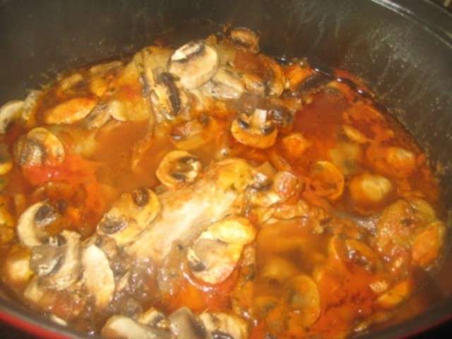 Cuisse De Poulet Au Curry Et Vin Blanc