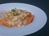 Raviolis rosso farcis au saumon