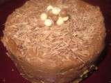 Cheesecake au chocolat et à la chicorée (sans cuisson)