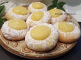 Lemon curd cookies