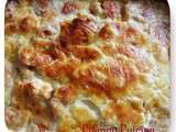 Clafoutis tomate, fromage aux herbes, thon