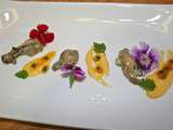 Noël de Marc – Huitres snackées, sabayon au champagne et passion