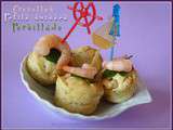 Mini muffins légers aux crevettes & persillade