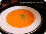 Soupe tomates pois chiches