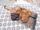 Cookies végétaliens chocolat-amandes (sans œufs, sans beurre, sans lactose, sans gluten)