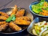 Tebasaki – Ailes de poulet sauce soja caramélisée et graines de sésame