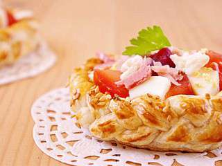 Feuilletés de crudités