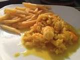 Curry de Goa au poisson et aux crevettes
