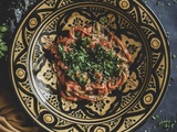 Salade de poivrons et tomates grillés façon marocaine