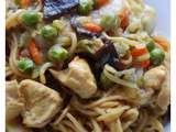 Nouilles à la chinoise au poulet et légumes croquants COOKÉO