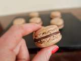 Macarons chocolat : saint valentin