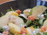 Salade de pomme de terre au saumon fume