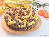 Pumptastik 🍂 Gâteau chocolat citrouille pécan {Bataille Food #72}