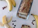 Gâteau à la banane, raisins secs et crumble d’avoine