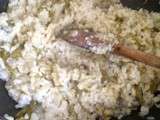 Risotto chèvre et asperges... Quand l'été n'en finit plus