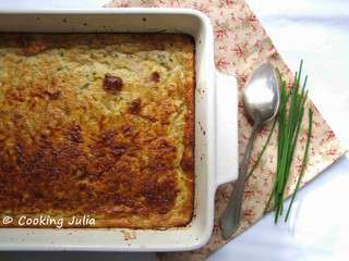 Clafoutis thon et ciboulette de christophe felder