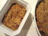 Crumble de speculoos a la rhubarbe