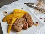 Foie gras poêlé aux mangues