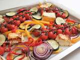 Légumes rôtis façon salade grecque