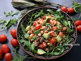 Salade de quinoa aux écrevisses