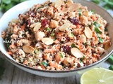 Salade de quinoa, carottes et pois chiches