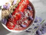 Smoothie bowl fraise-rhubarbe