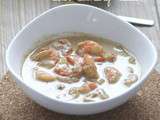 Crevettes au Curry Vert