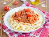 Spaghetti bolognaise végétarienne